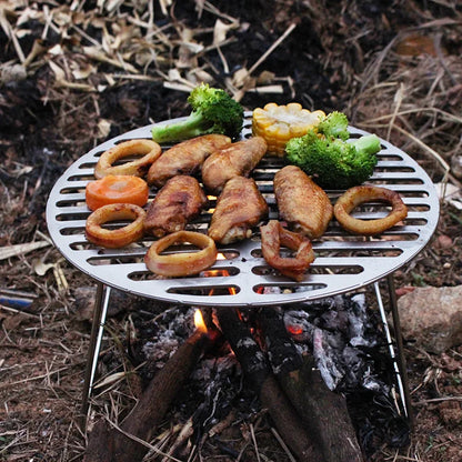 Grille Barbecue Ronde en Titane Nomad Cooking