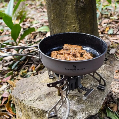 Poêle Antiadhésive en Titane Nomad Cooking