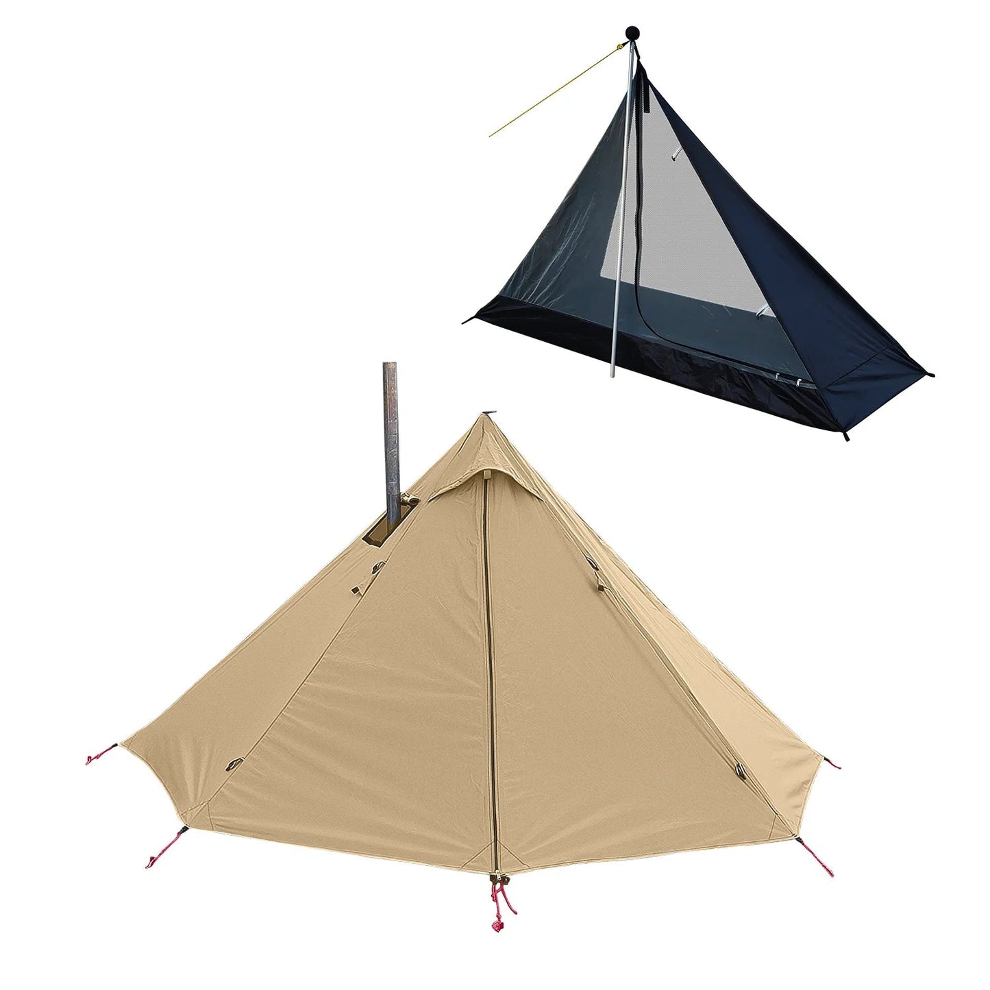 Tente Tipi avec Cheminée Nomad Shelter